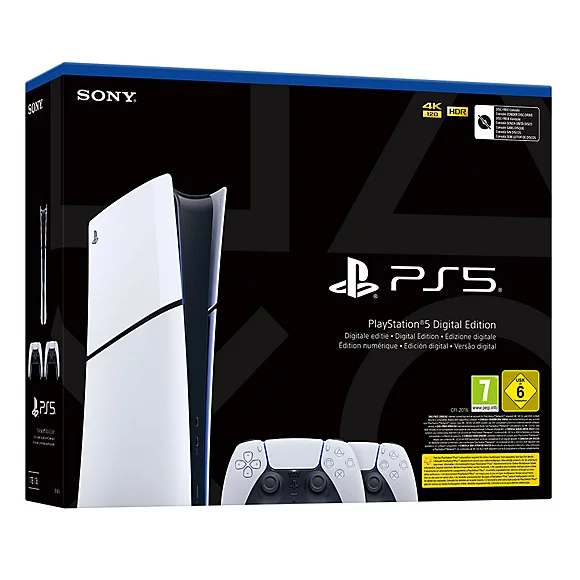 Alternative view of Pack PlayStation®5 Digital Edition Slim + Dos Mandos Inalámbricos DualSense®
