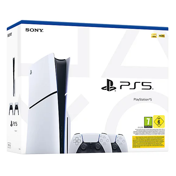 Alternative view of Paket: PlayStation®5 Konsole + zwei DualSense™ Wireless Controller (Modellgruppe - Slim)*