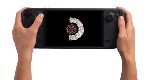 Alternative view of Steam Deck de 256 GB LCD